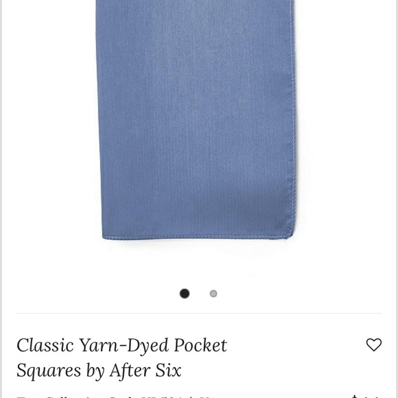 6 Larkspur ties and pocket squares - Picture 3 of 6